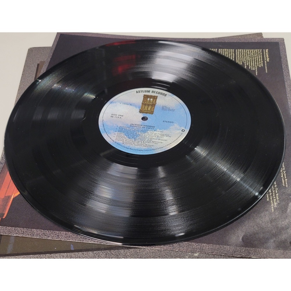 JACKSON BROWNE LP Running on empty 1977 Asylum vinyl R134367 Asylam Records - Picture 4 of 4
